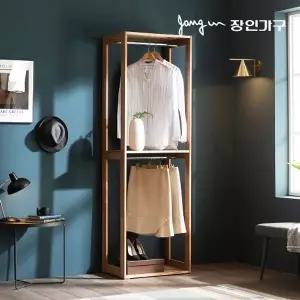 [장인가구]세이 원목 드레스룸 600 2단 행거형