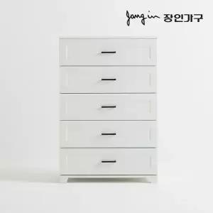 [장인가구]에밋 5단 서랍장 800 스틸손잡이형