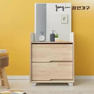 [장인가구]뉴시드니 편백나무 2단 600 전도방지 서랍장 화장대