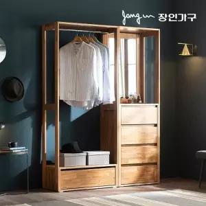 [장인가구]세이 원목 드레스룸 1400 서랍형 옷장 화장대