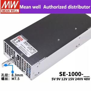 SE-1000-24  MEAN WELL 스위칭 전원 공급 장치 24V1000W  MW 고전력 산업용 DC 정전압 레귤레이터