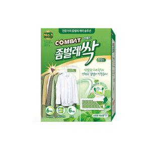 컴배트 좀벌레싹 허브향 옷장용(6입) 1개