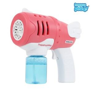 어린이 버블건 장난감 자이언트윙 자동 비눗방울 핑크