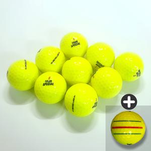 던롭 로스트볼 A+ 2피스 삼선퍼터라인 컬러볼 20알