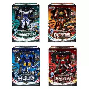 미니특공대 최강공룡 프로즌타이거 마그킬로 썬더티라 버닝케라 로봇 합체 캐릭터 선물