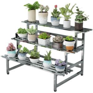 스텐 화분 다육이 받침대 선반 진열대 정리대 화분대