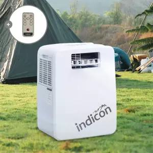 인디콘 캠핑에어컨 리모컨 제습기능 이동식 휴대용 작은방 소형 실외기없는 일체형 에어컨 USP-3050