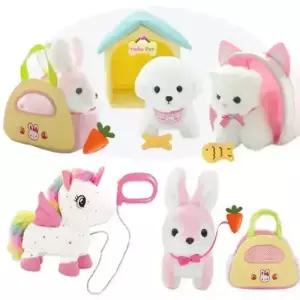 원앤원 헬로펫 아기유니콘 아기비숑 냥이 토끼 애착인형