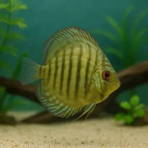 터콰이즈 디스커스 2마리