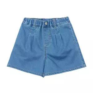 [게스키즈] 4.5부 주름 팬츠 (G34DAP320-T)