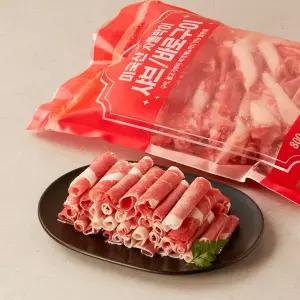 [냉동] 미국산 차돌박이 샤브/바로구이 800g