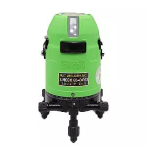 신콘 SINCON GB-4000GS 5포인트 그린 전자식 자동 레이저레벨기 AA충전지 제공 4V4H1D