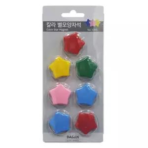 별모양자석 No530 별 자석 7개 세트 홀더/마그네틱/마그넷/파티션/미니/화이트보드/붙이는/냉장고/보드