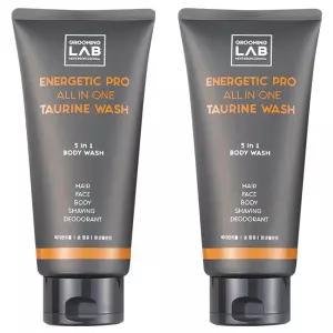 그루밍랩 남성용 향기좋은 피부관리 에너제틱 프로 올인원 타우린 바디워시 300ml 2개