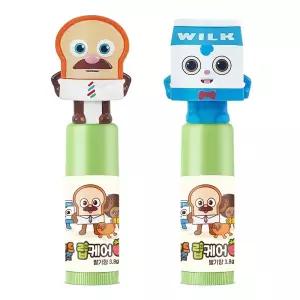 브레드이발소 키즈 립케어 어린이 유아 3.8g 2개입 캐릭터 립밤