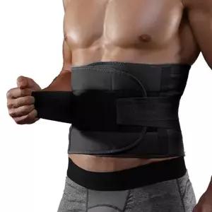 허리 벨트 고탄력 웨이트 남자 허리 보호대 헬스 복대 척추 다이어트 복부 강화