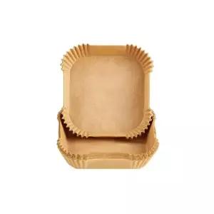 힘멜 무표백 에어프라이어 종이호일 접시형 사각 20cm 100매