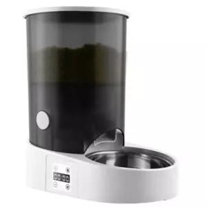 바비온 강아지 고양이 자동 급식기 사료통 화이트