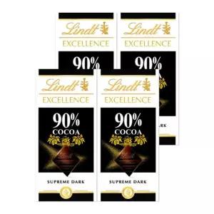 린트 엑설런스 다크 90프로 100g x 4개