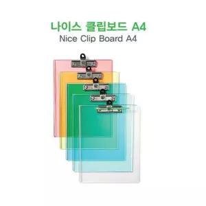 스프링 펜홀더 화이어 클립보드 투명 컬러 서류판 메뉴거치대 바인더