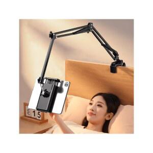 95CM 암이 거치대 12 9인치용 클램프 마운트 있는 침대용 강력한 360도 휴대폰 스탠드 회전 태블릿