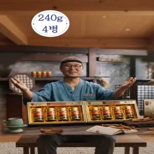 김오곤 원장의 고려 6년근 홍삼정 골드프리미엄, 240g, 4개