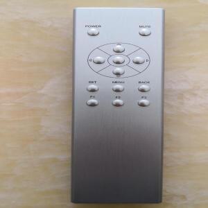 알루미늄 합금 쉘 적외선 학습 리모컨, TV 앰프 CD 플레이어용 범용 리모컨, 고급 학습 기능, 신제품