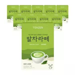 티젠 말차라떼 7스틱 x 10개