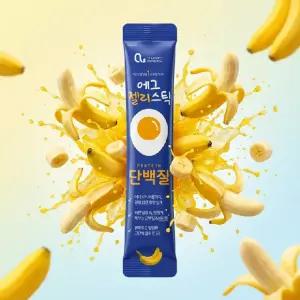 청라상회 고단백 계란젤리 에그젤리스틱 바나나맛 멀티비타민 프로틴 간식