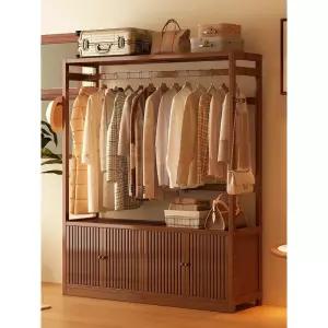 월넛 행거 스탠드 원목 선반 코트랙 옷장 1000 옷걸이 심플 편한 가방걸이 고급