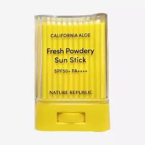 네이처리퍼블릭 캘리포니아 알로에 보송 선스틱 24g 2개