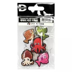 다미끼 캐릭터 라인 스토퍼 5종 베이트릴 라인 고정