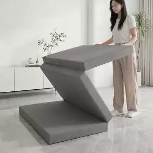 [애프터식스]국산 고밀도 우레탄폼 단단한 접이식 3단 매트 코지슬립 토퍼 5T 7T 10T 15T