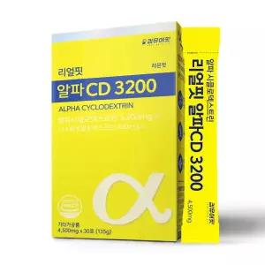 리얼핏 알파CD 알파시클로덱스트린 3200 분말 알파시디 효능 30포