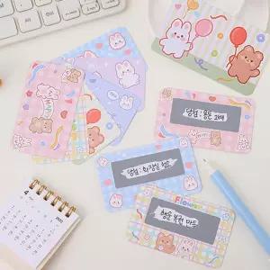 스크래치카드 파스텔 골고루 80개 행운 복권 용품 소원카드 경품추첨권 게임카드만들기