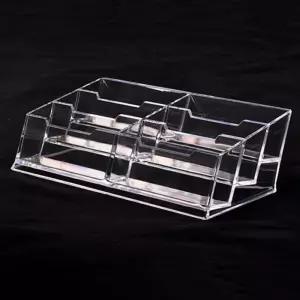 아크릴 명함꽂이 6단(NC-06)/메뉴/클립/다용도/수첩/홀더/거치대/사무실/책상/정리/사진/게시판/메모/홀드