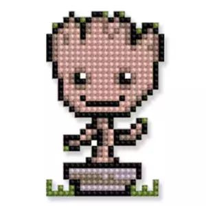 마블 어벤저스 그루트 보석십자수 스티커 10x10cm