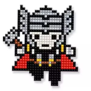 마블 어벤저스 토르 보석십자수 스티커 10x10cm