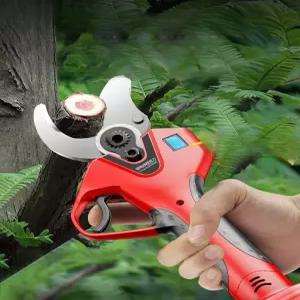 잘라미 굵은가지 75mm 전지 전정 전기 충전식 고지 가지치기 무선 전동 나무 전동가위