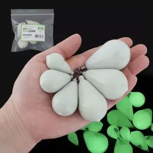 머털 초야광 친환경 코팅 도래 야광 봉돌 PVC 딥핑 코팅 쭈꾸미 문어 갑오징어