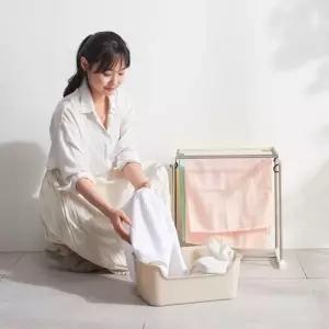 소형 빨래 건조대 조립식 1단 실내 미니 빨래 건조대 수건 스테인리스 베란다 싱크대 양말 자취