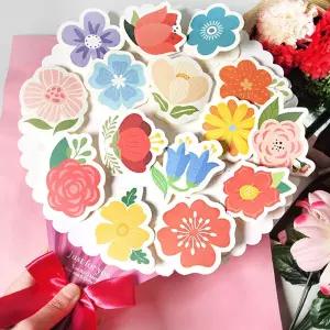 Big 꽃다발 롤링 편지지 ver.2/편지/봉투/기념일/이벤트/소품/귀여운/예쁜/이쁜/꽃편지/생일/기념/꽃모양