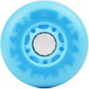 플라잉 이글 휠즈 - 실내 또는 실외용 인라인 스케이트 휠 조명 롤러 교체용 76mm 8팩의 블루 88A 경도 LED