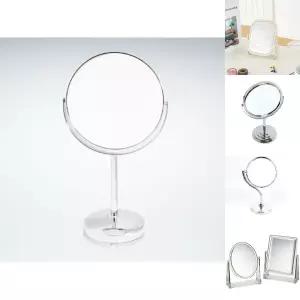 스탠드 3배 탁상거울 한쪽3배 한쪽일반 양면 화장거울/엔틱/거울/스텐드/미니/공주/사각/사무실/이발/탁상
