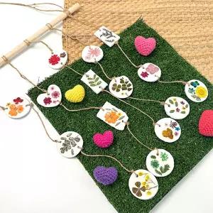 아트박스/토단 압화 지점토 가랜드 만들기-1인세트