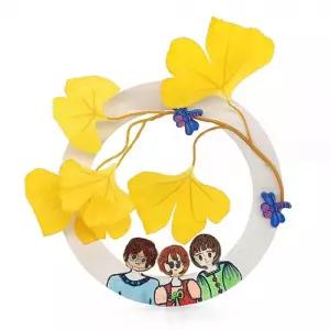 원형 나무리스 만들기 우리가족 가을 나들이