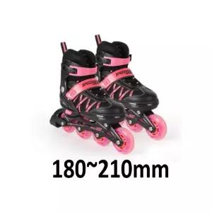 라이딩 입문 사이즈 조절 인라인 스케이트 180~210MM 분홍