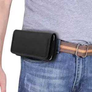 핸드폰 허리 가방 작업용 휴대폰 벨트 스마트폰 허리 가방 파우치 아웃도어 가로형 건설용 케이스 현장