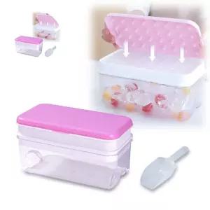 (제스트)트레이 각얼음틀 냉동실 보관통 메이커 실리콘 푸쉬