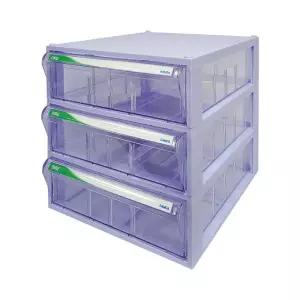 [국내생산 완제품] 모아이샵 투명수납함 특대형 701 다용도수납함 책상 소품 정리함 부품보관함 서랍형 서랍식 부품박스 부품함 멀티박스